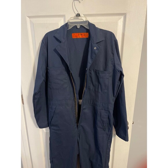 Men's Navy Blue Coverall - Picture 5 of 8